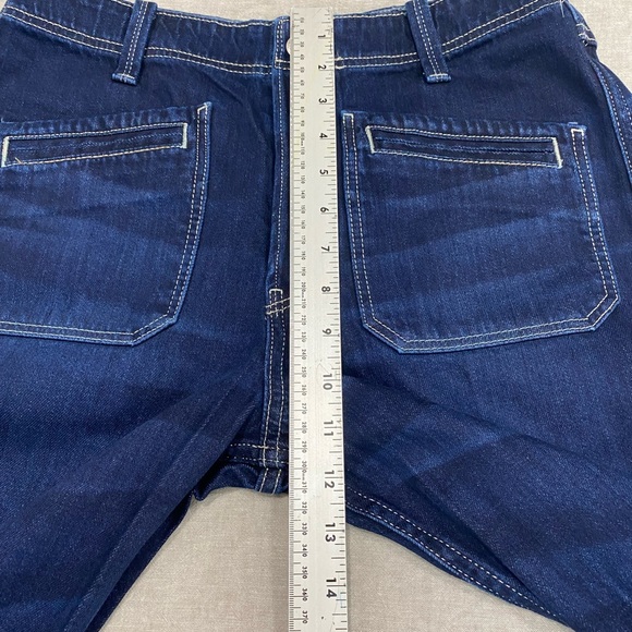 We The Free, Women's Wide Leg Pants, High Rise, Size 27 Dark Blue - Picture 8 of 14